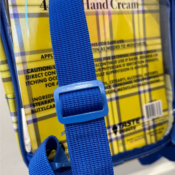 NWT Clueless Clear Backpack with 4 Hand Creams - Picture 6 of 6